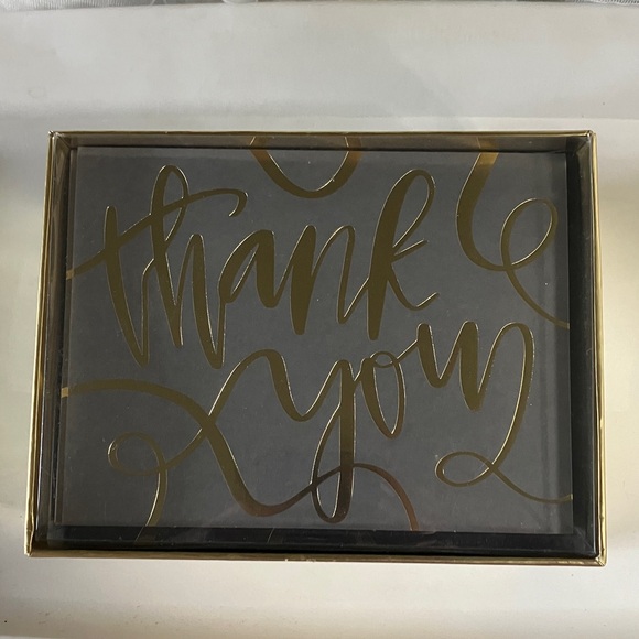 Black and Gold Bulk 50 Count Thank You Cards - Picture 1 of 2